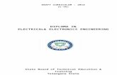   · Web viewDRAFT CURRICULUM – 2016 (C-16) DIPLOMA IN. ELECTRICAL& ELECTRONICS ENGINEERING. State Board of Technical Education & Training. Telangana State. HYDERABAD. CURRICULUM