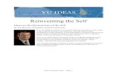 Reinventing the Self - Yeshiva University Reinventing the Self â€”Page 1 Reinventing the Self Ideas