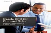 Oracle CPQ for Channel SalesStreamlining the sales process by . applying Oracle CPQ has helped many vendors significantly . improve their quote-to-cash speed and accuracy. It has enabled