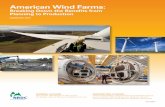 American Wind Farms - Shoener€¦ · Ed Shoener (Shoener Environmental), Jason Chambers (3A Composites), Naomi Lovinger (Nordex USA), Steve Dayney (REpower USA), Deborah Delambert