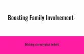 Boosting Family Involvement · 2020. 4. 15. · Ditching stereotypical beliefs! Shannon Barnard: READING RECOVERY TEACHER, SRCL, ... input, and thought COMMUNICATION was a one-way