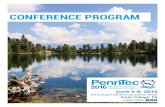CONFERENCE PROGRAM · Dinner - Deans Hall CONFERENCE AT A GLANCE Workshops These workshops are approved for additional PA DEP contact hours. You must have a ticket to attend. Limited
