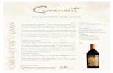 TASTING NOTES: for Covenant Cabernet Sauvignon. 'lend to ......all of the varietals in the 2014 vintage. greatest French Bordeaux wines are alwa Regarding what is written above, leth