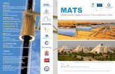 ENEA / Italy MATS · more ˚exible and enables stable “on demand” supply. The MATS project “Multipurpose Applications by Thermodynamic Solar”, co-funded by the European Union