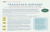 AVOIDING COLLATERAL HARM · 2020. 6. 3. · 1 Trafficking Assessment: Is it exploitation or trafficking? How do you come up with a response plan? Do you consult legislation? » Overall,