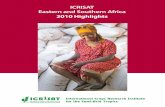 ICRISAT Eastern and Southern Africa · ICRISAT Eastern and Southern Africa 2010 Highlights 6 their homes in search for alternative employment in the mining sector, commercial farms,