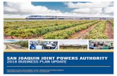 SAN JOAQUIN JOINT POWERS AUTHORITY€¦ · 2018 BUSINESS PLAN UPDATE SAN JOAQUIN JOINT POWERS AUTHORITY PREPARED FOR CALIFORNIA STATE TRANSPORTATION AGENCY UPDATED FOR FY 2018/2019