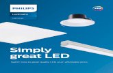 Simply great LED - Philips...Dec 08, 2016  · Pentura mini LED The ultimate integrated LED mini batten. Features: › Ultra-slim LED batten › Available in 300, 600, 900 and 1200