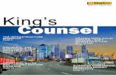 ISSUE 40 │ SPRING 2013 King’s Counsel · 2017. 10. 12. · issue 40 │ spring 2013 counsel king’s brendale: the northside’s new industrial hub page 7 the infrastructure mismatch