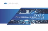 FINANCE & ACCOUNTING · 2020. 1. 30. · 2 2017 Finance & Accounting Salary Guide The science behind salary planning appears to be simple enough: Review supply, compare it to demand,