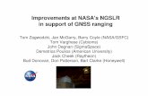 Improvements at NASA's NGSLR in support of GNSS ranging...Q-Peak Laser GSFC mJ laser The original SLR2000 eyesafe laser is a 1064nm passively Q-switched microchip laser (Northrop Grumman