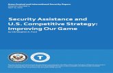Security Assistance and U.S. Competitive Strategy ... … · preserving Israel's Qualitative Military Edge. The CAT policy also contributes to the second line of effort, ... uses