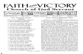Faith and Victory - January 1981 - Church of God Evening Light...FAITH^yiCTORy Church of God Servant At evening -time it dhall b« light. •IfCMMtfX I**9 Unie Him ghall the gather!ng