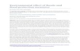 Environmental effect of floods and flood protection measures · ronmental effects of flooding (both negative and positive impacts) and the environmental impacts of flood protection