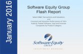 Software Equity Group January 2016 Flash Report · 2019. 11. 29. · Software Equity Group is an investment bank and M&A advisory serving the software and technology sectors. Founded
