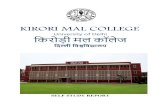 KIRORI MAL COLLEGE...Apr 11, 2020  · led by its visionary Vice-Chancellor Prof G D Mahajani, with active patronage and cooperation of the Union Government, took over the dilapidated