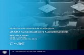 CHEMICAL AND BIOLOGICAL ENGINEERING 2020 Graduation … · 2020. 6. 5. · Campbell and our current Prime Minister Justin Trudeau have been educated at UBC. Since 1915, UBC’s motto,