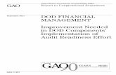 GAO-11-851 DOD Financial Management: Improvement Needed in ... · To assist Congress in its oversight of DOD’s financial management improvement efforts, you requested that we assess