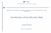 Coordination of the NSS with ONAs · Coordination of the NSS with ONAs. / stat@stat.gov.rs •A workshop on improving data exchange among state authorities was organized in April
