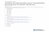cDAQ-9185/9189 and FieldDAQ Firmware FOSS Notices · 2019. 9. 13. · Libcap (2.25) • License (Generic BSD) • License (GNU Library General Public License Version 2) • License