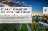STUDENT STRATEGIES FOR SOCIAL WELLBEING · • Building of interpersonal relationships improves comfort and quality of work: • “I think what the strongest, like the biggest change,