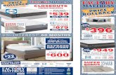 EXPRESS DELIVERY 949 600 · 2018. 3. 7. · with mattress queen adjustable bases when they’re gone, they’re gone was sale twin set $799 $429 full set $899 $559 king set $1,499