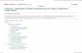 Archived - Developments in Labour Legislation in Canada...workers to hold the appropriate certificate of apprenticeship, a certificate of qualification or a Red Seal Program certificate