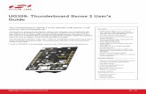 UG309: Thunderboard Sense 2 User's Guide · UG309: Thunderboard Sense 2 User's Guide The Thunderboard™ Sense 2 is the ultimate multi-sensor, multi-protocol cloud inspiration kit.
