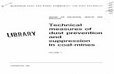 Technical measures of dust prevention and suppression in ...aei.pitt.edu/40136/1/A4547.pdf · Technical measures of dust prevention and suppression during winning operations Seam