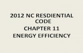 2012 NC RESDIENTIAL CODE CHAPTER 11 ENERGY EFFICIENCY...BASEMENT WALL. The opaque portion of a wall that encloses one side of a basement and has an average below grade wall area that