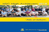 HSC High Achievers 2014 - spx.nsw.edu.au€¦ · HSC results and to your families and your dedicated teachers who have supported you. You have been true to your College motto –