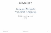 Computer Networks Prof. Ashok K Agrawala · 2015. 11. 23. · –Do gethostbyname() to trigger resolver code • Server application –Extract client IP address from socket –Optional