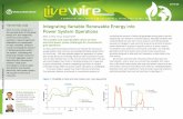 integrating Variable Renewable energy into Power System … · 2016. 7. 10. · 3. IntEgratIng VarIaBlE rEnEWaBlE EnErgy Into PoWEr SyStEm oPEratIonS “Although the rapid growth