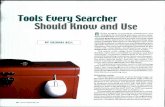 Tools Euerg Searcher Should Knowtefkos.comminfo.rutgers.edu/Courses/e530/Readings... · Proximity searches in premium con-tent databases are expressed with spe-cial operators. Unfortunately,