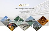 GPT Infraprojects Limited Corporate presentation-February...Subarnarekha and Kharkai rivers Rail Vikas Nigam Ltd 733.6 Infrastructure Misc. orders in infrastructure 592.2 Concrete