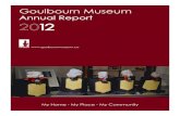 Annual Report 12 - goulbournmuseum.ca Report_2012.pdf · 3 TaBle of CoNTeNTs Goulbourn MuseuM AnnuAl report 2012 From the Curator-Manager 2 Mandate / Mission 3 Last Year’s Successes