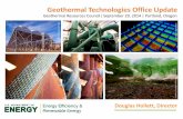 Geothermal Resources Council| September 29, 2014 ... · SubTER Tech Team •Encompasses relevant offices •Reports to Under Secretary for Energy and Science •Identifies and facilitates