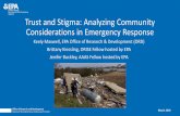 Trust and Stigma: Analyzing Community Considerations in ... · General Environmental Cleanup Process Site Assessment Removal/ Remediation Reuse. to Support Environmental Cleanup ...