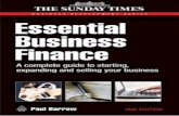 Finance Business Essential - MECand getting them to beg, borrow or steal (or even buy) my books. Keep up the good work – I’m proud of you. For both of you I have some bad news