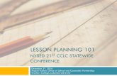 NYSED 21 CCLC STATEWIDE CONFERENCE · 2017. 6. 20. · Education is the place to beg, borrow and steal – but you MUST make it your own! ... How do you begin to create a planning