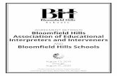 AGREEMENT BETWEEN Bloomﬁ eld Hills Association of ......An individual's immediate family shall include spouse, parents, children, or persons living in the individual's household.