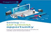 SAP S/4HANA opportunity€¦ · Seizing the SAP S/4HANA opportunity I 2 SAP S/4HANA® has the power to make media and entertainment companies move forward. It is part of a transformation