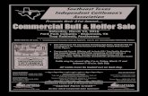 Southeast Texas Independent Cattlemen’s Association SETICA...Southeast Texas Independent Cattlemen’s Association Presents their 21st Annual…. Bulls Sell at 10 a.m. Commercial
