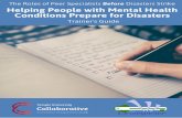 Helping People with Mental Health Conditions Prepare for ...The Roles of Peer Specialists before Disasters Strike : Helping People with Mental Health Conditions Prepare for Disasters—Trainer’s