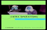 CHINA OPERATIONS - SSOE Group · SSOE is a global project delivery firm for architecture, engineering, and construction management. Our day-to-day goal is to deliver superior client
