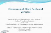 Economics of Clean Fuels and Vehicles...Achieving a 10% reduction in CI in transportation fuels by 2022 would require: Fuels, Vehicles, and 10-Year Totals Infrastructure Required to