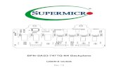 Rev. 1 - Supermicro · 11/27/2017  · BPN-SAS3-747TQ-N4 Backplane User's Guide 1-3 An Important Note to Users • All images and layouts shown in this user's guide are based upon