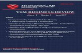 TSM Business Review - Thiagarajar School of Managementtsm.ac.in/wp-content/uploads/2019/08/TBR_V5N1_June2017.pdf · Tamil Nadu . TSM Business Review (TBR) is the official bi-annual