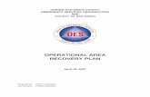OPERATIONAL AREA RECOVERY PLAN - SanDiegoCounty.gov...or recovery annex to complement existing Emergency Operations Plans (EOPs). The OA Recovery Plan should be used as a template