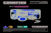 MODEL #100432 3550W R EMOTE START GENERATOR€¦ · 100432 - 3550W R EMOTE START GENERATOR INTRODUCTION 3 INTRODUCTION Congratulations on your purchase of a Champion Power Equipment